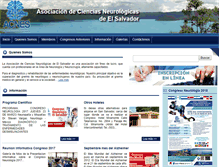 Tablet Screenshot of neurologiaelsalvador.com